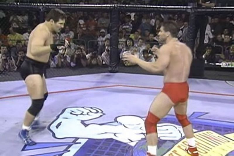 Ken Shamrock's rematch with Dan Severn is probably the worst main event in UFC history